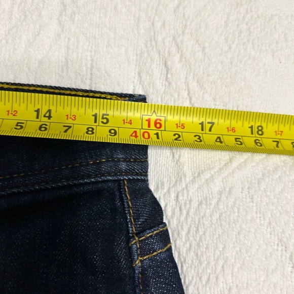 Citizen of Humanity Core Jeans Men's Size 32x28 Dark Wash Button Fly Straight - Picture 8 of 12